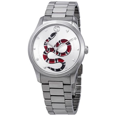 gucci snake dial watch